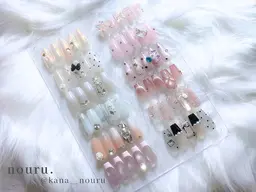 オフあり✨シンプルワンホンネイル◆24種¥7000