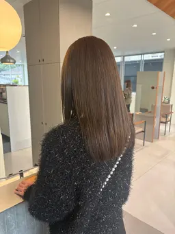 【ブリーチなしでベージュカラー】ダブルイルミナカラー+トリートメント