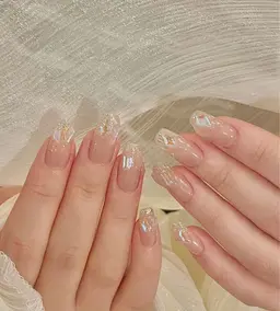 🧊夏人気！うるツヤ氷ネイル