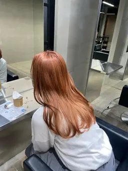 【ブリーチ】リタッチ&オンカラーのダブルカラー🌷