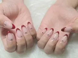 【自爪/オフなし】フレンチネイル
