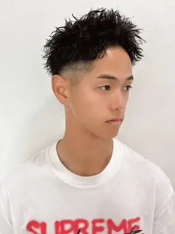 メンズカット＋パーマ(⚠︎パーマの種類により料金異なります)