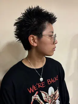 【メンズ限定】メンズパーマ ➰"スパイキーベリーショート"ニュアンスパーマ"