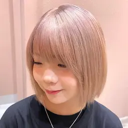 【"柔らかハイトーンが叶う】✨取り扱い希少✨ケアブリーチよりもダメージ最小限🥇✨エフェクトブリーチ+全体カラー