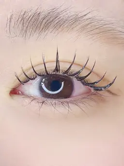 ラッシュカール100本(エクステをつけてからパーマ施術をします)