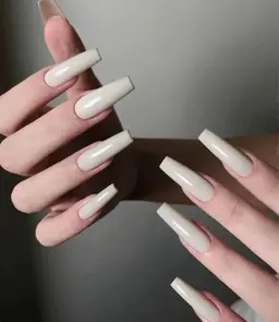 ハンドネイル➕長さ出し（ワンカラー）