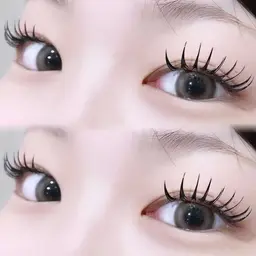 【🩵ྀི23・25日限定価格🩵ྀི】韓国風束感マツエク100本( 高級コーティング仕上げ付き🪄︎︎ )