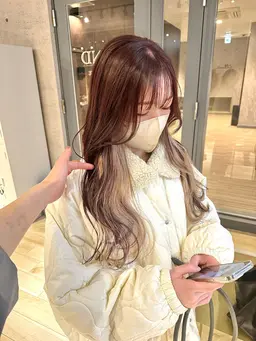 【ハイトーンにしたい方】似合わせカット＋インナーブリーチ2回＋全体カラー＋2STEPトリートメント