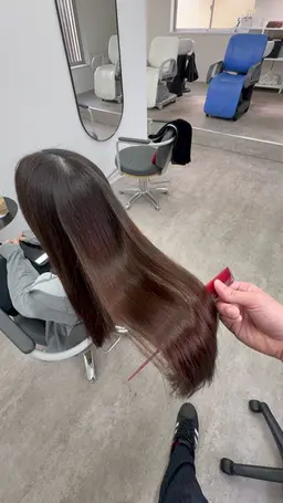 19時以降​〜​カット＋髪質改善縮毛矯正＋トリートメント