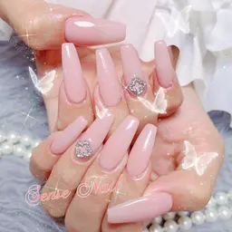 人気NO.2🦀️🦀️チップ長さだし+持ち込みデザイン(デザイン、パーツ2本まで)8980