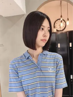 【LOREN 久屋大通店限定♩ 】ボブカットモデル✩.*˚(肩上からリップラインの長さ)