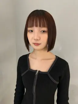 前髪縮毛矯正+クイックトリートメント