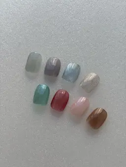 〖オフ無料〗画像のマグネットから選べる♪1色ワンカラージェルネイル(hand)🫧