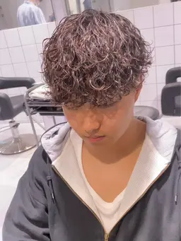 🔴【1日2名様限定】メンズカット＋ワンカラー＋メンズパーマ🌀