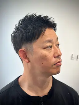 メンズカット＋シャンプー＋眉カット(炭酸頭皮パックサービス)7700→5830