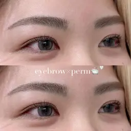 似合わせまつげパーマ+美眉スタイリング🌼