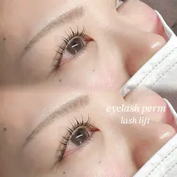 🌿まつ毛パーマモデル🌿【オフあり】ストレートorカールタイプ選べます!