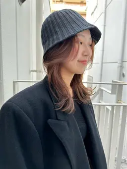 小顔似合わせカット+透明感抜群ダブルカラー+ブリーチ専用トリートメント