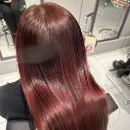 【秋冬人気カラー🍁⛄️👀超得セットメニュー🫧🪽うる艶暖色カラー🧡🩷】全体カラー＋髪質改善トリートメント✨💎