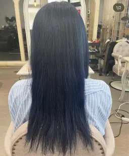 おしゃれ染めフルカラー　¥5000 ロング別　※シャンプーブロー込み