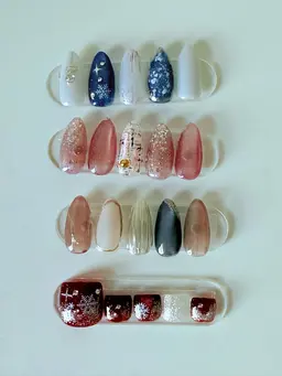 □ オフ込 フットバス付き🍀フットネイル定額  「Rich」サンプルよりお選びください♪