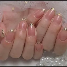 ❤️ソフトジェルオフ無料❤ミラー/ガラスフレンチ(ベース色1色付き)