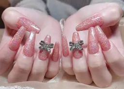 【チップ長さだし】マグネット/フラッシュネイル