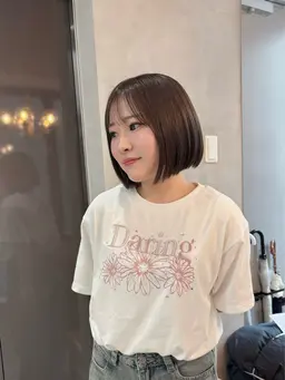 前髪カット➕外国人風透明感カラー➕高級シルクTr