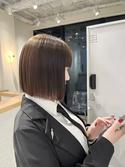 【minimo限定🍑】韓国風カット+艶カラー+髪質改善トリートメント