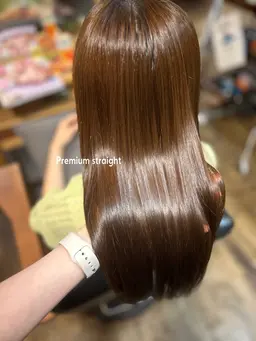 【艶髪🪽】美髪縮毛矯正＋髪質改善cureトリートメント🫧