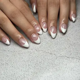 オフあり❤︎ベースクリア白フレンチ