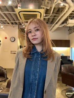 【カット+ブリーチ+カラー+艶々ダブルトリートメント✨】