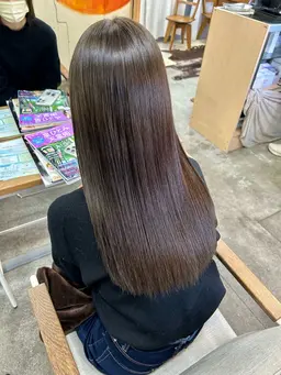 カット➕髪質改善ストレート