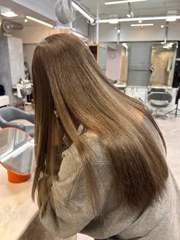 極艶ストレート+内部補習トリートメント༊·˚