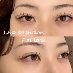 【お試し】LEDエクステ🌟フラットラッシュ80本
