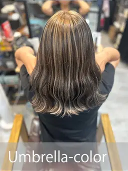 ☂️《アンブレラカラーモデル募集✨表面と内側の色のコントラストがおしゃれなデザイン🌈オンカラー仕上げ［無料］》