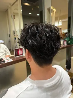 メンズカット➕パーマモデル