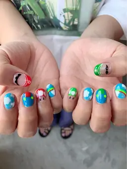 オフ込み、ハンドorフットジェル　アート１０本９０分コース