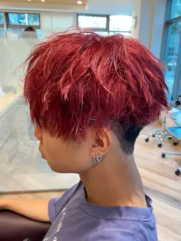 【メンズ限定】カット+ブリーチなしWカラー