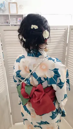 浴衣の着付け　¥3980→¥2980