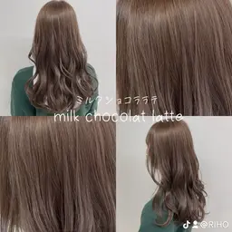 【当日限定✨クーポン】韓国風🇰🇷透明感ワンカラー➕オリジナルトリートメント🫧➕コテ巻き仕上げ🎀