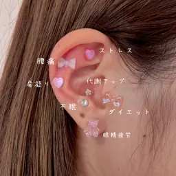 耳ツボジュエリー　両耳合わせて12粒