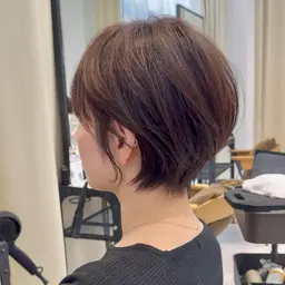 【ショート・ショートボブ限定‼️】カット+透明感カラー