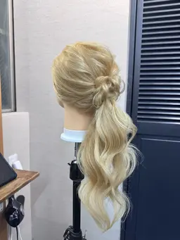 ゆるふわヘアセット🎀💜(つけたい飾りがある場合はご持参ください◎)