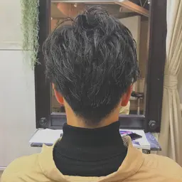 【💙men's限定💙】メンズカット＆透明感イルミナカラー＆クイックトリートメント