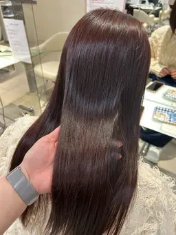 カット➕ブリーチなしダブルカラー➕全体カラー