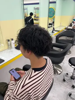 🌀‎🤍メンズカット➕パーマ〈1部特殊パーマ料金あり💖〉