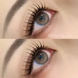 【ミニモ限定💗】人気NO.1✨高持続LEDエクステ🔮フラットラッシュ120本までつけ放題🌟ブラウン変更・オフ無料◎