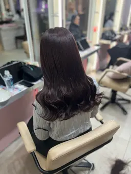 【人気𝐍𝐨. 𝟏🫵🏻⭐️】トレンドワンカラー＋高保湿3stepトリートメント🎀🪄ロング料金なし✨️