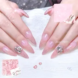 【チップ長さだし】ワンカラーorラメグラ